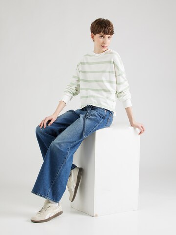 QS Sweatshirt in Grün