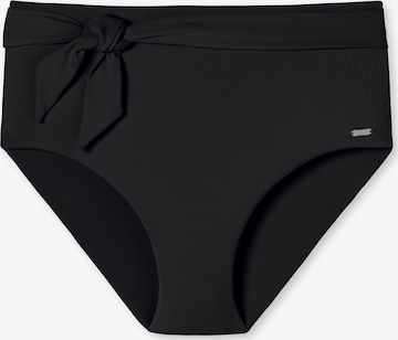 SCHIESSER Bikini Bottoms ' Aqua Californian Dream ' in Black: front