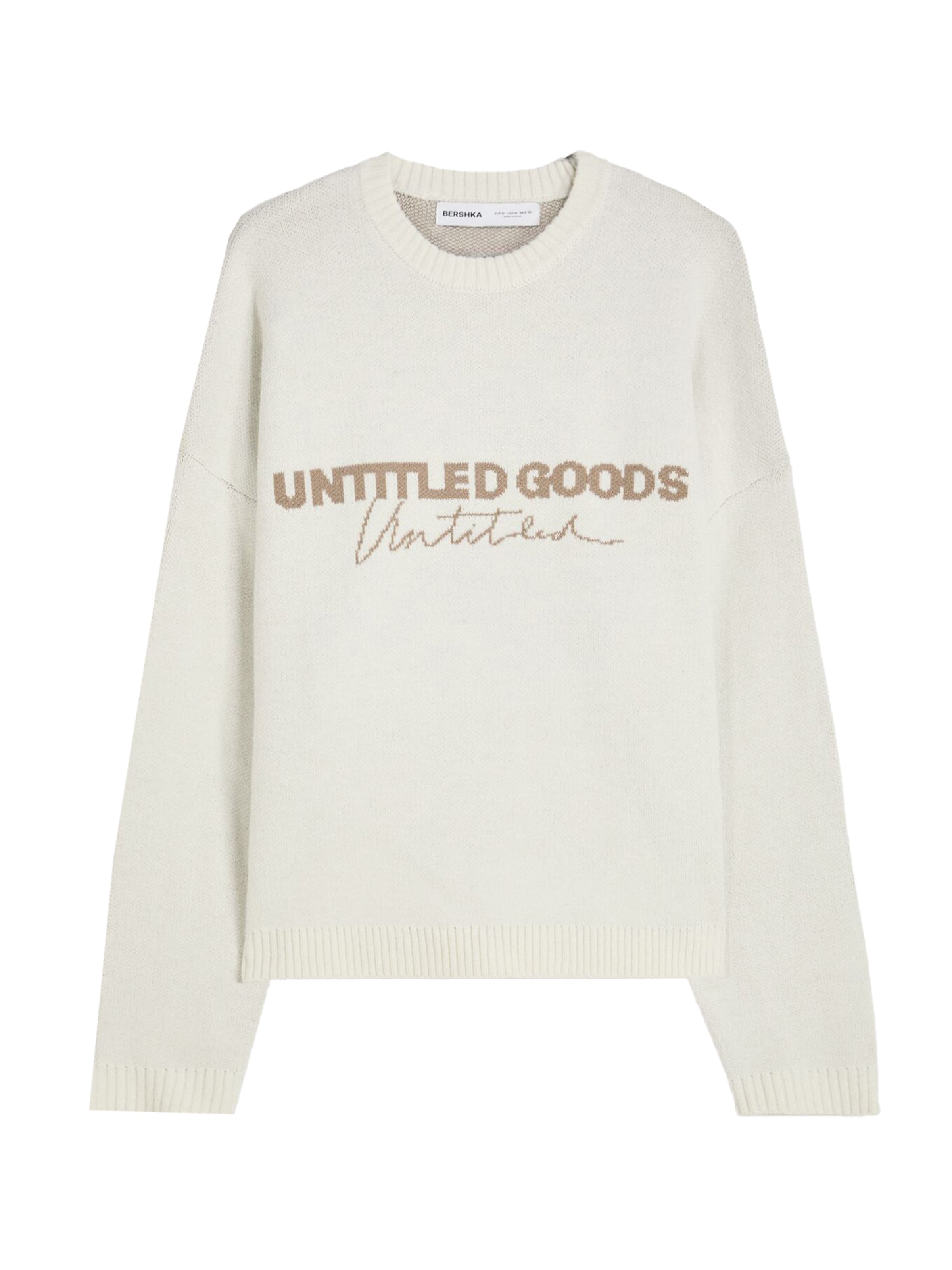 Bershka Pullover in Weiß: Vorderseite