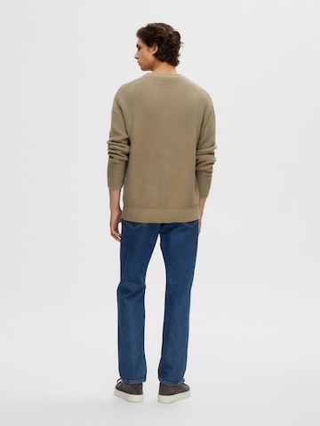 SELECTED HOMME Pullover 'Bert' in Grün