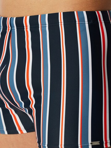 SCHIESSER Swim Trunks 'Ocean Swim' in Blue
