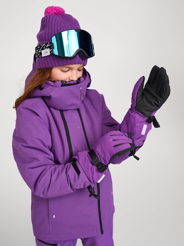 Reima Sports gloves ' Skimba ' in Purple: front