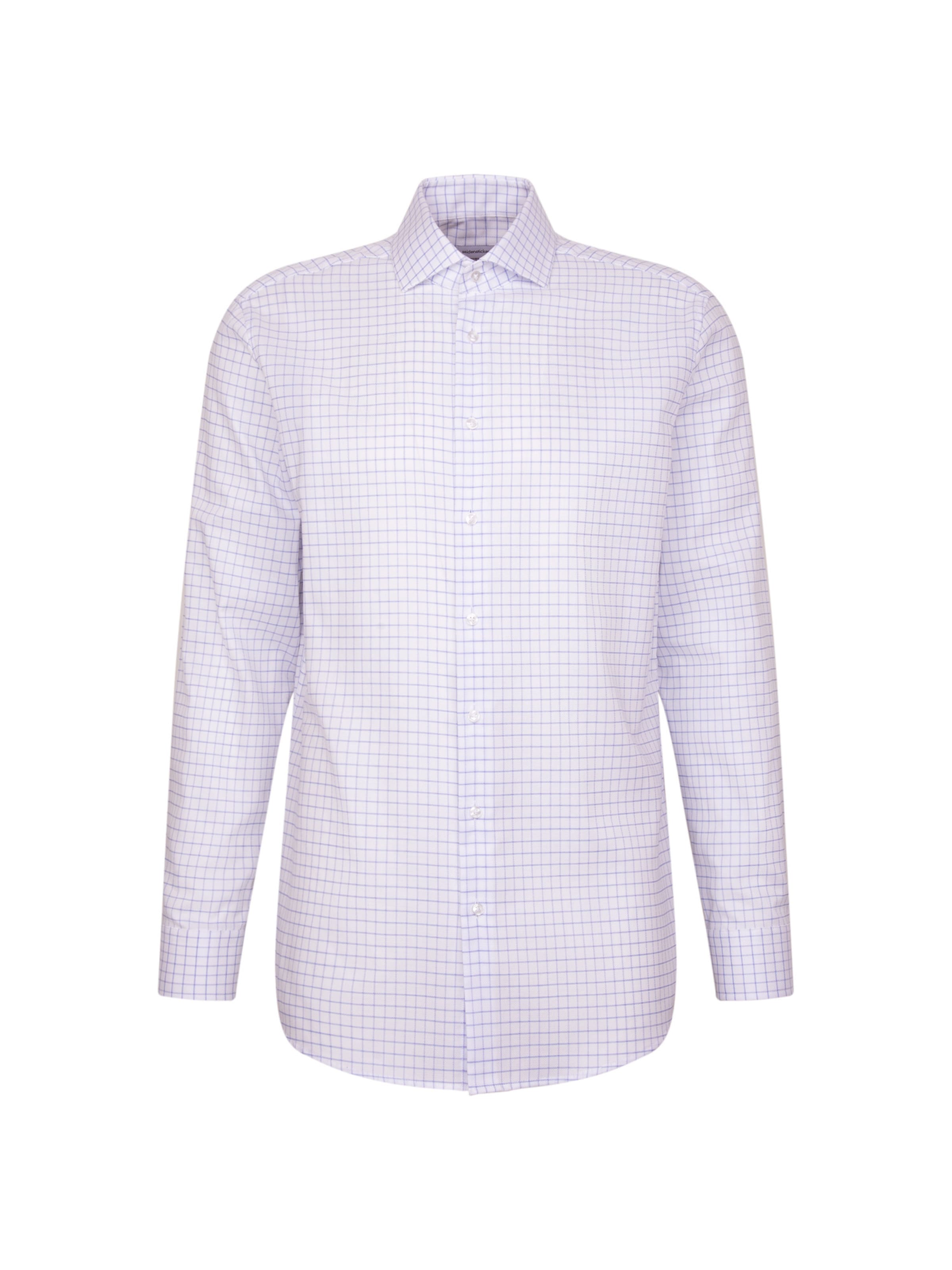 SEIDENSTICKER Regular Fit Businesshemd 'Schwarze Rose' in Blau: Vorderseite