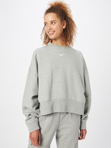 Nike Sportswear Μπλούζα φούτερ σε γκρι: μπροστά