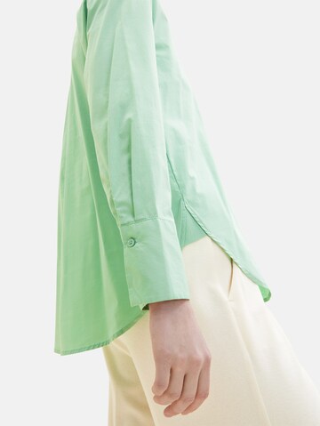 TOM TAILOR Blouse in Groen