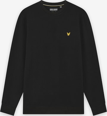 Lyle & Scott Sweatshirt in Zwart: voorkant