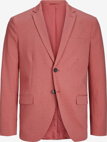 Coupe slim Veste de costume 'JONES' JACK & JONES en rose : devant