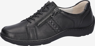 WALDLÄUFER Schnürschuh in Schwarz: Vorderseite
