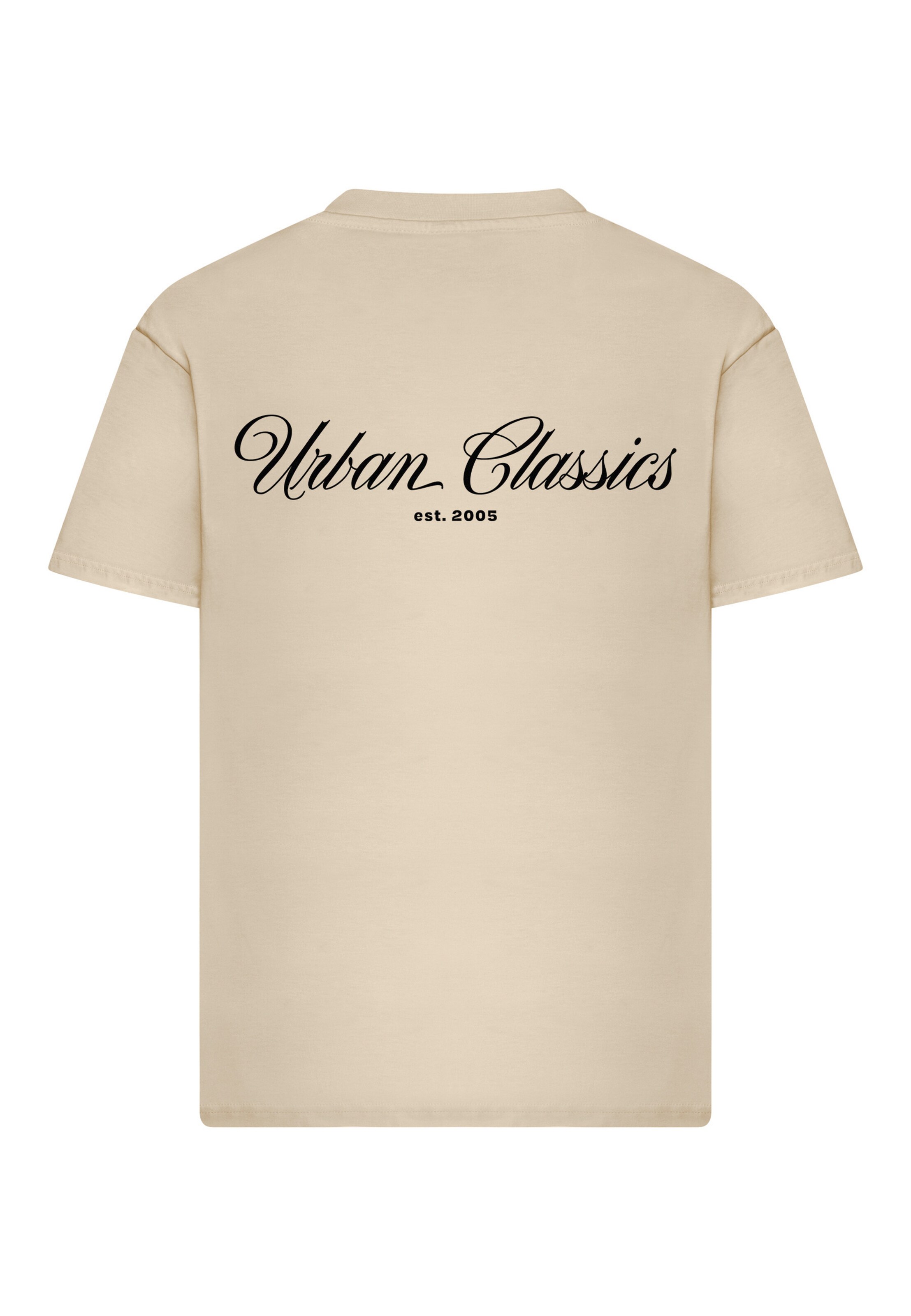 Maglietta 'Flow Script' di Urban Classics in bianco