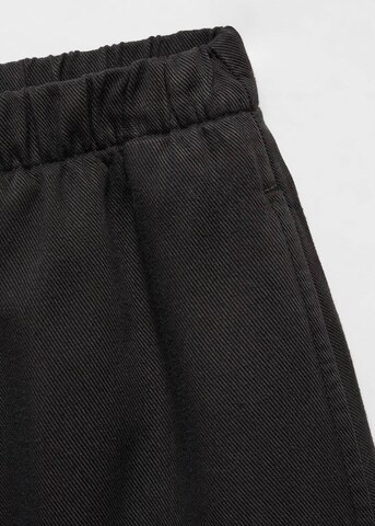 MANGO TEEN Wide leg Pants 'Argan' in Black