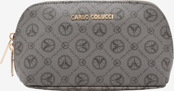 Carlo Colucci Toiletry Bag 'Anno' in Grey: front