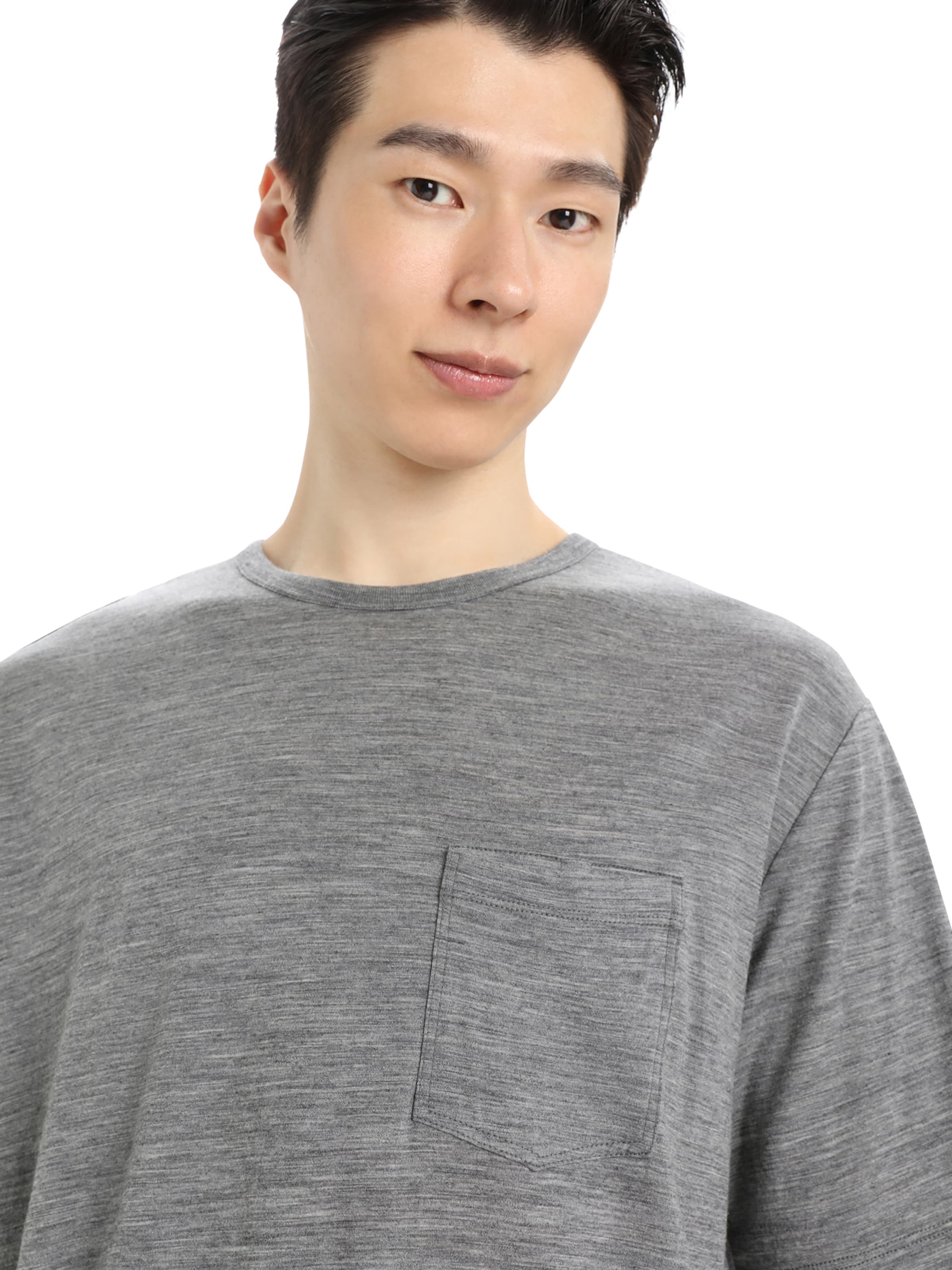 ICEBREAKERTehnička sportska majica 'Granary' - siva boja