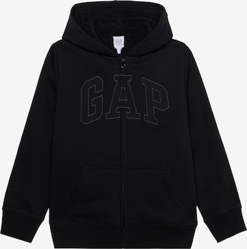 GAP Sweatvest in Zwart: voorkant