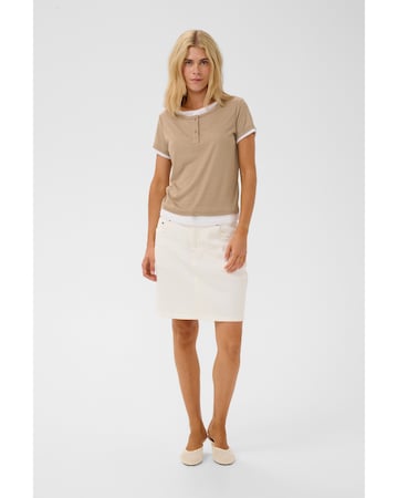 CULTURE - Camiseta en beige