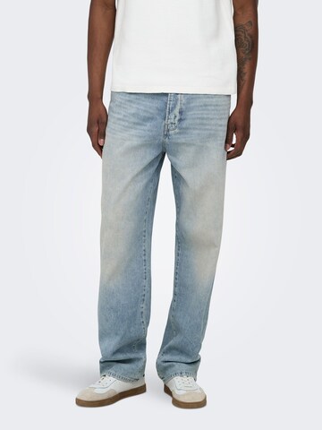 Only & Sons - regular Vaquero 'ONSFade' en azul: frente
