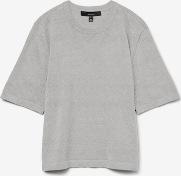 VERO MODA Пуловер 'VMSILJE' в сиво: отпред