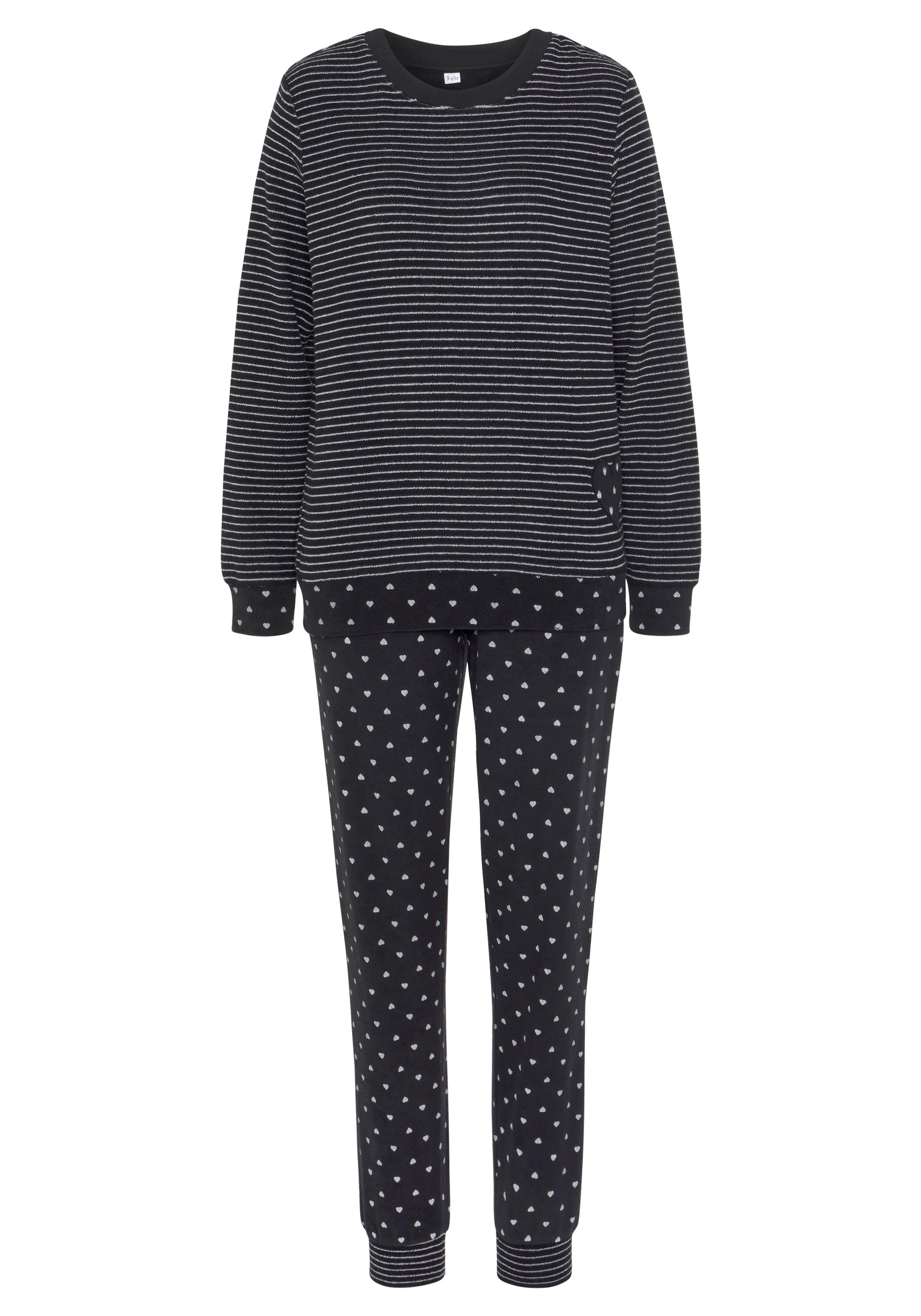 VIVANCE Pyjama in Blau: Vorderseite