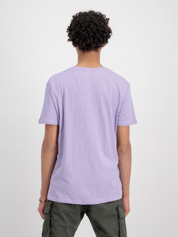 ALPHA INDUSTRIES Shirt 'Apollo Mission' in Purple