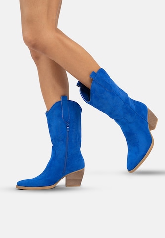Stivale da cowboy di Salinyang in blu