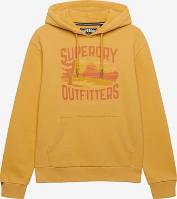 Bluză de molton 'OUTDOORS MOUNTAIN' de la Superdry & Co pe galben: față