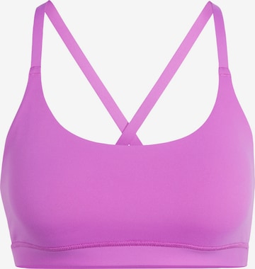 ADIDAS PERFORMANCE Sports Bra 'All Me' in Purple: front