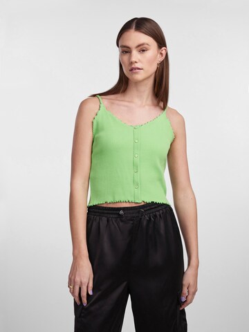 PIECES - Top 'Nukisa' en verde: frente