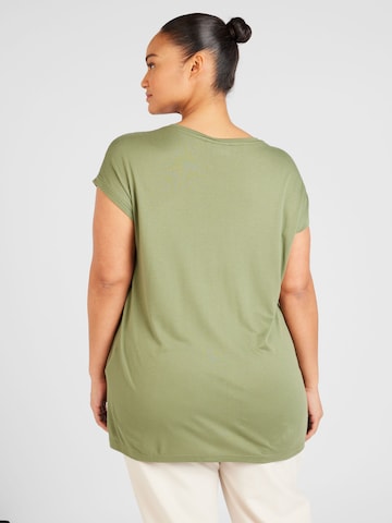 ONLY Carmakoma - Camiseta 'FLAKE' en verde