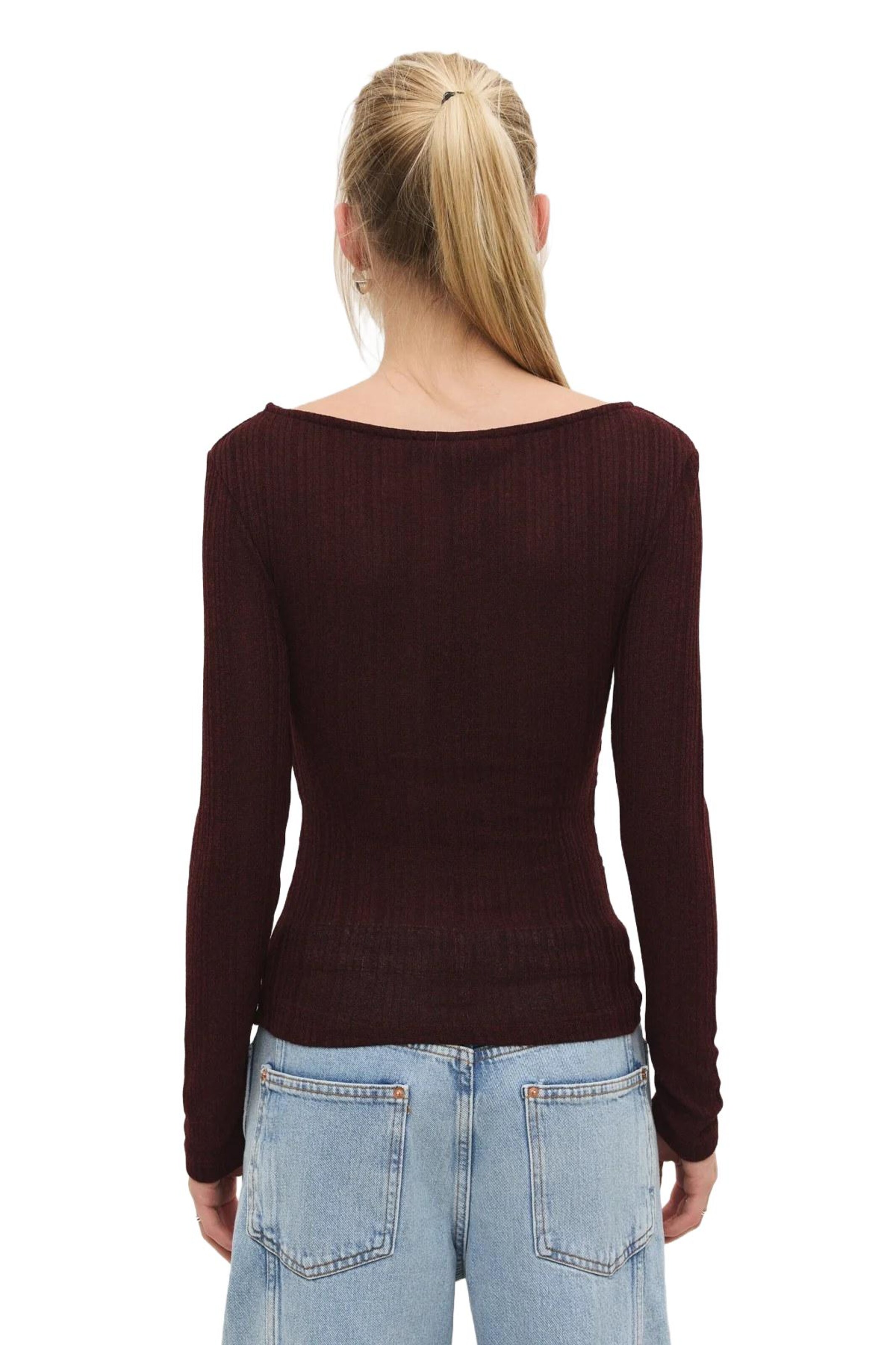 No Matter What Top in Schwarz