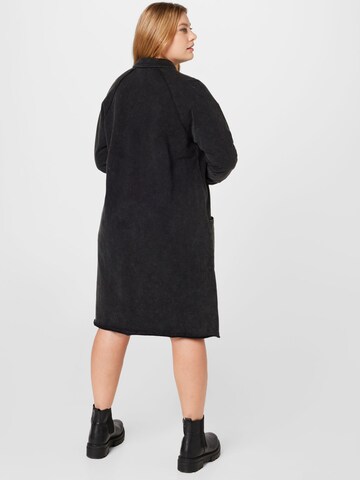 Zizzi Shirt Dress 'BRIEL' in Black