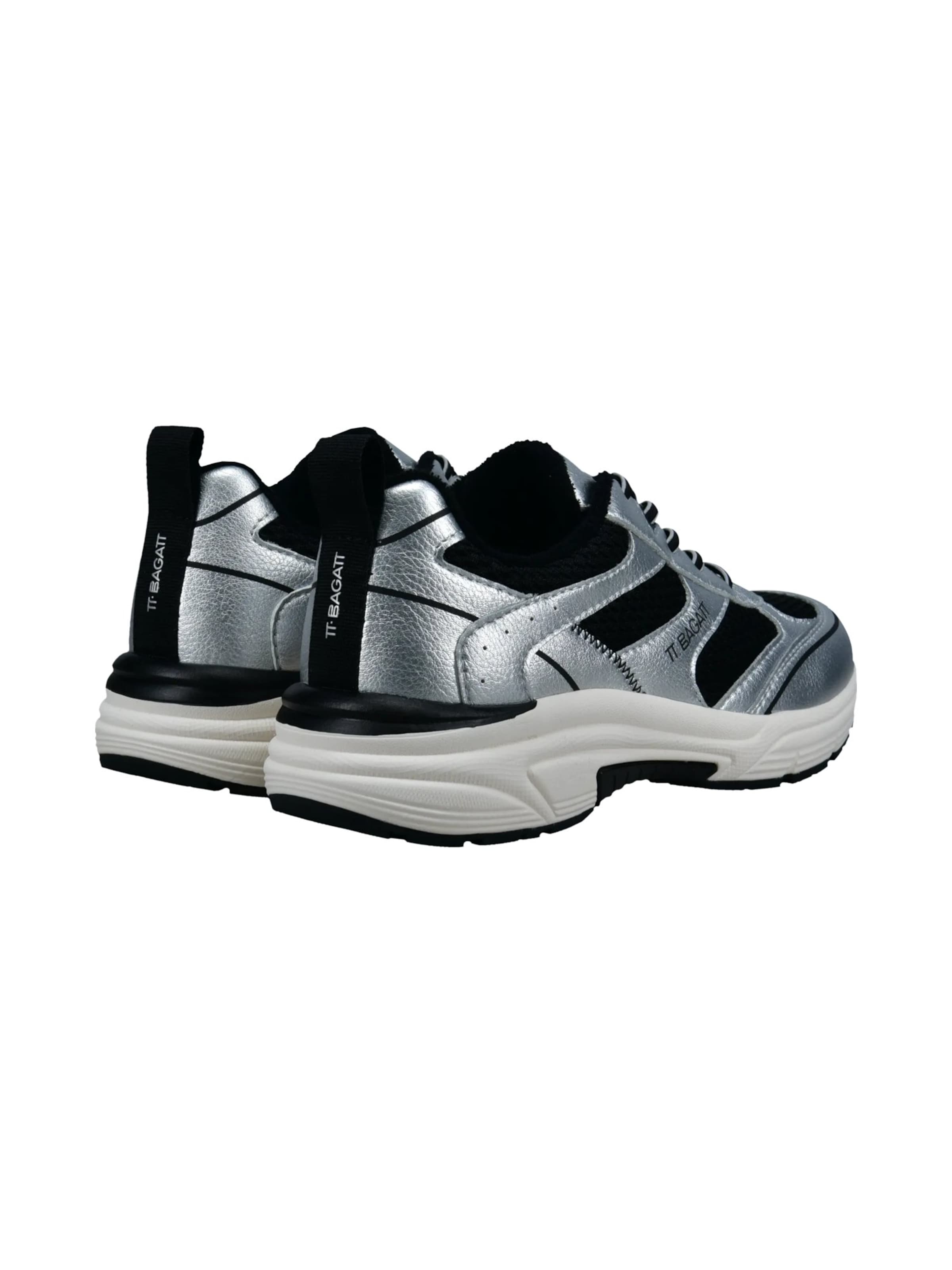 TT. BAGATT Σνίκερ χαμηλό σε ασημί