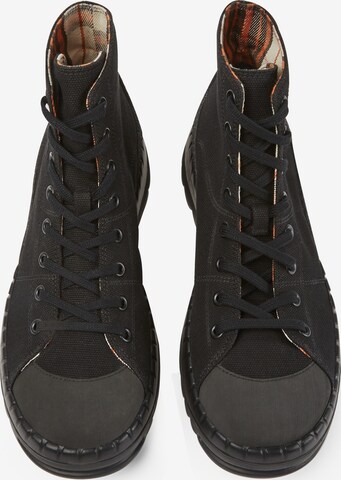 Bottines à lacets 'Teix' CAMPER en noir