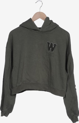 WRSTBHVR Sweatshirt & Zip-Up Hoodie in M in Green: front