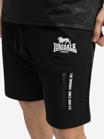 LONSDALE Regular Broek 'Havant' in Zwart