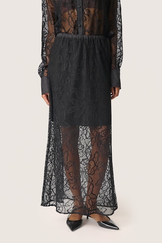 SOAKED IN LUXURY Nederdel 'Nylah' i sort: forside