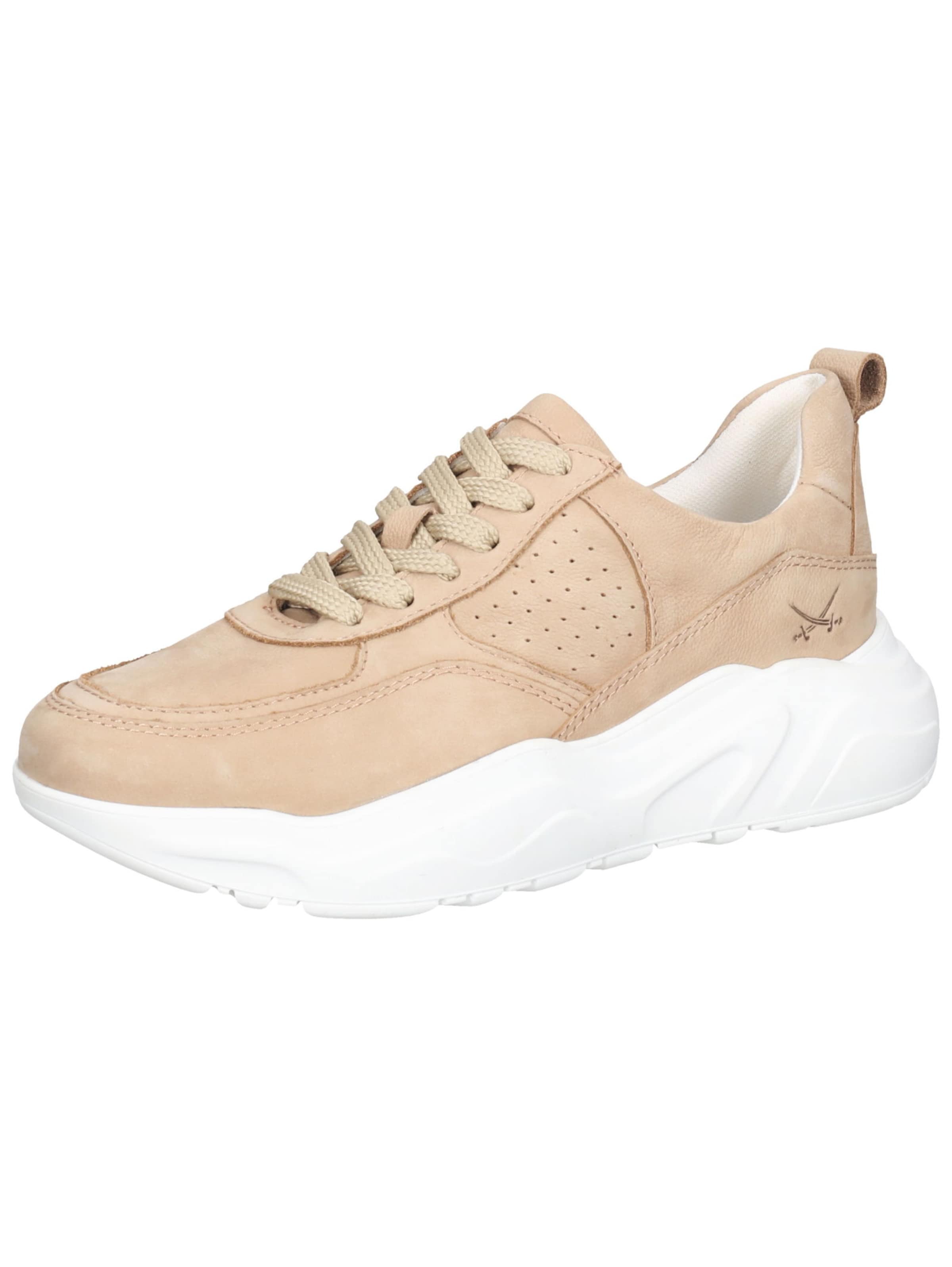 SANSIBAR Sneakers laag in Beige: voorkant