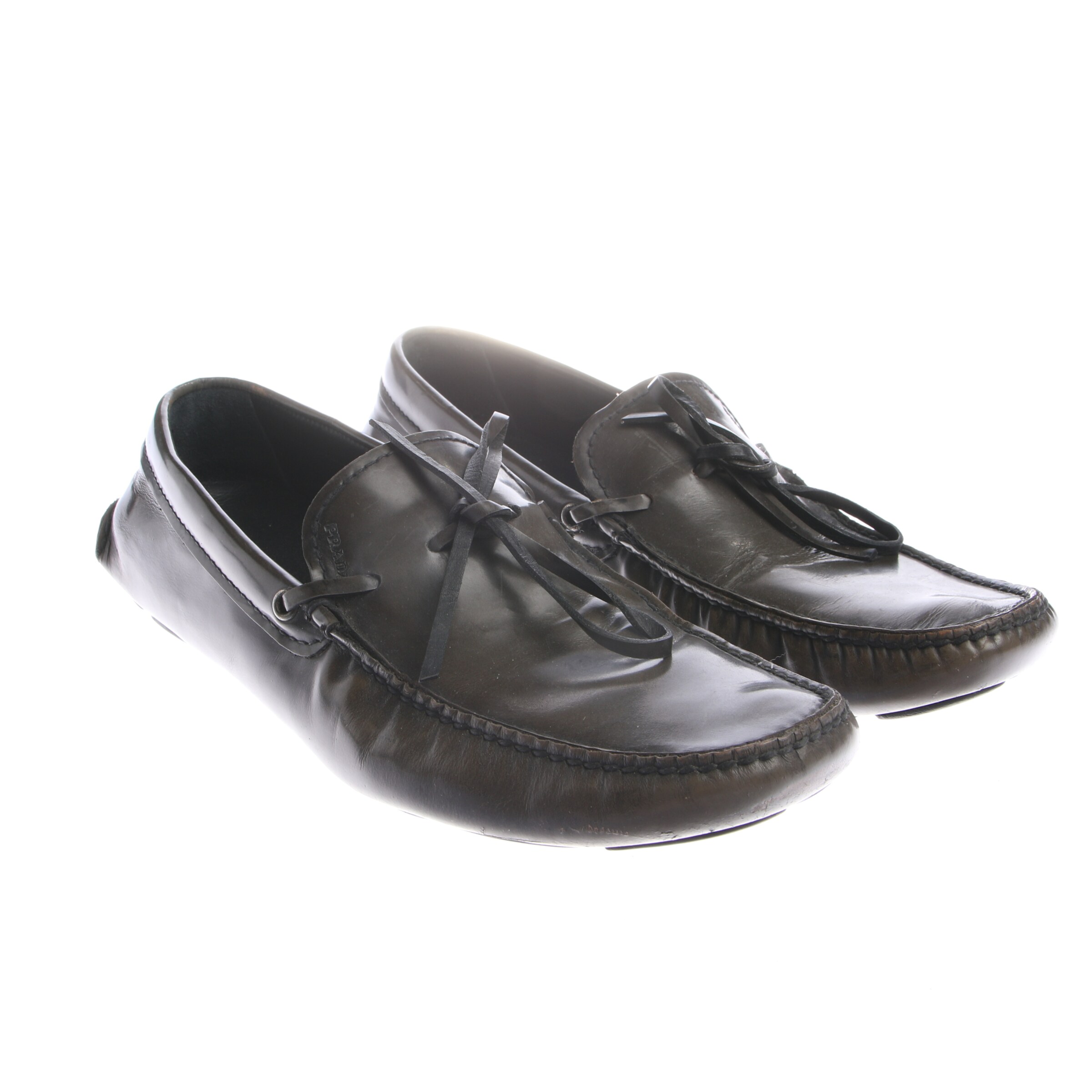 PRADA Halbschuhe in 41 in grün, Produktansicht