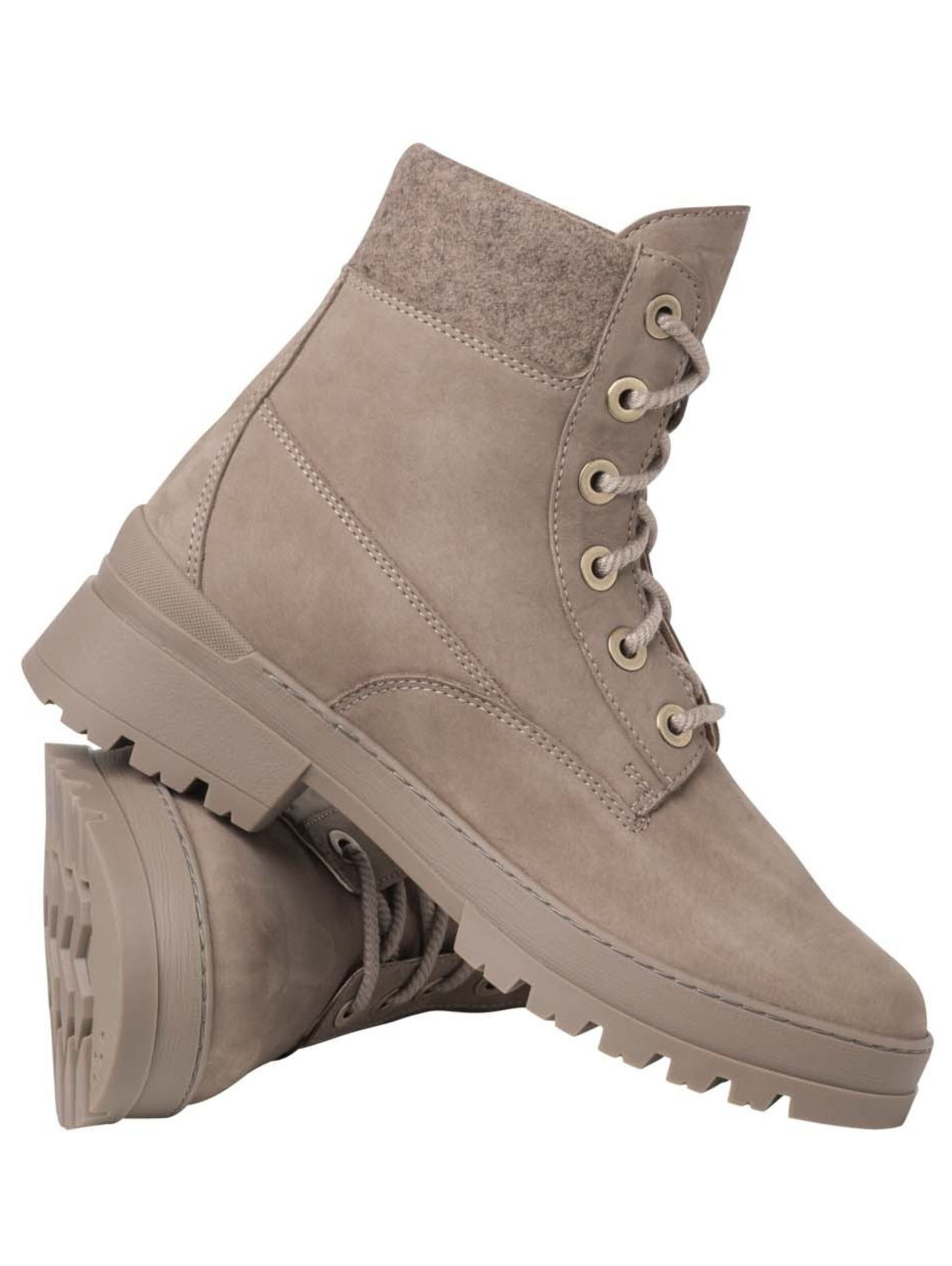 Bottines à lacets Ganter en beige