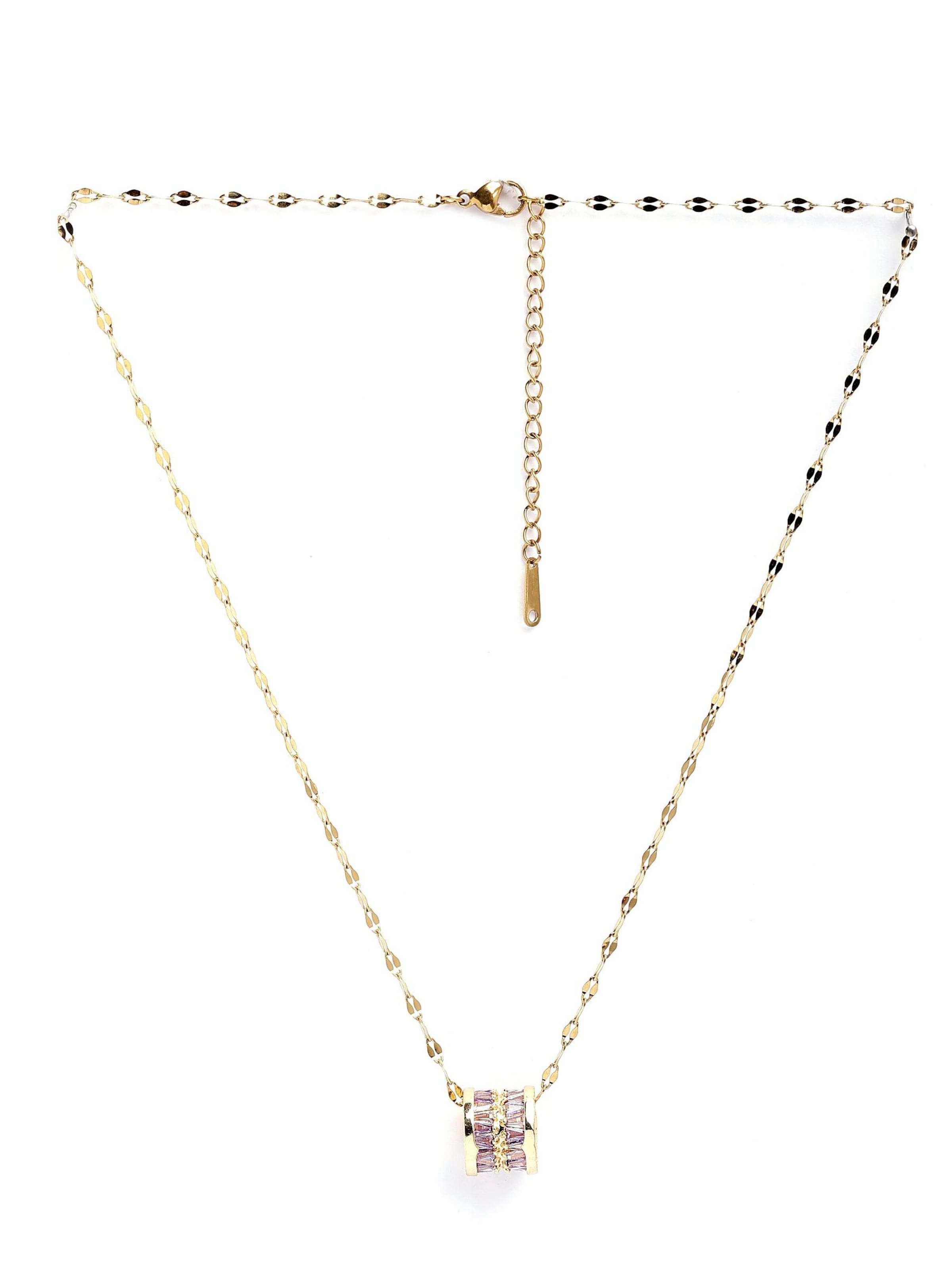 AVANT-GARDE PARIS Ketting 'Ceciliaina' in Goud: voorkant