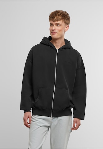 Pegador Sweatjacke in Schwarz: Vorderseite
