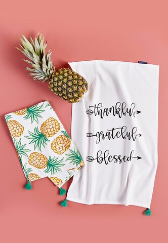 Bella Maison Dishcloth 'Pineapple' in White