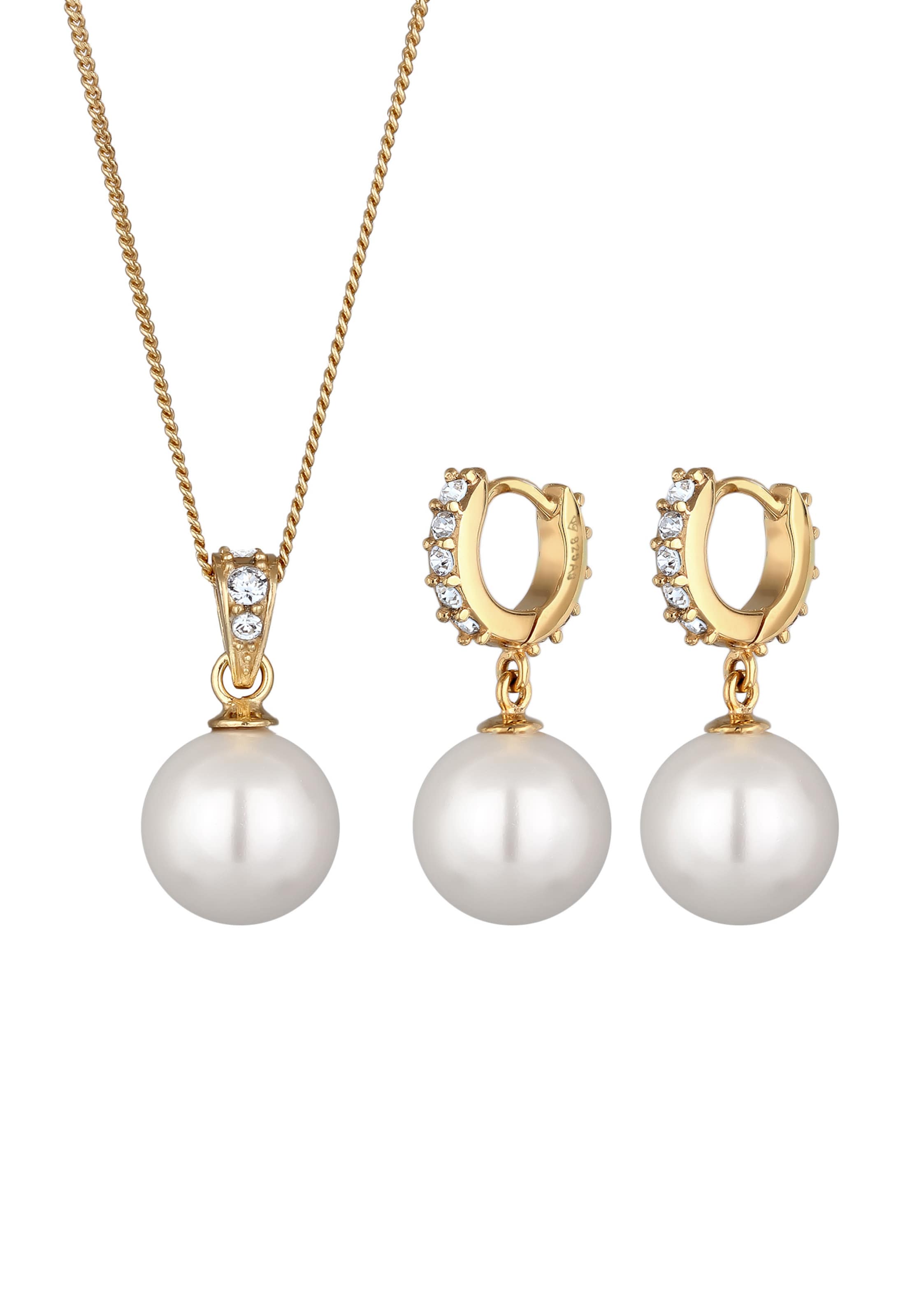 Parure de bijoux 'Perle' ELLI en or