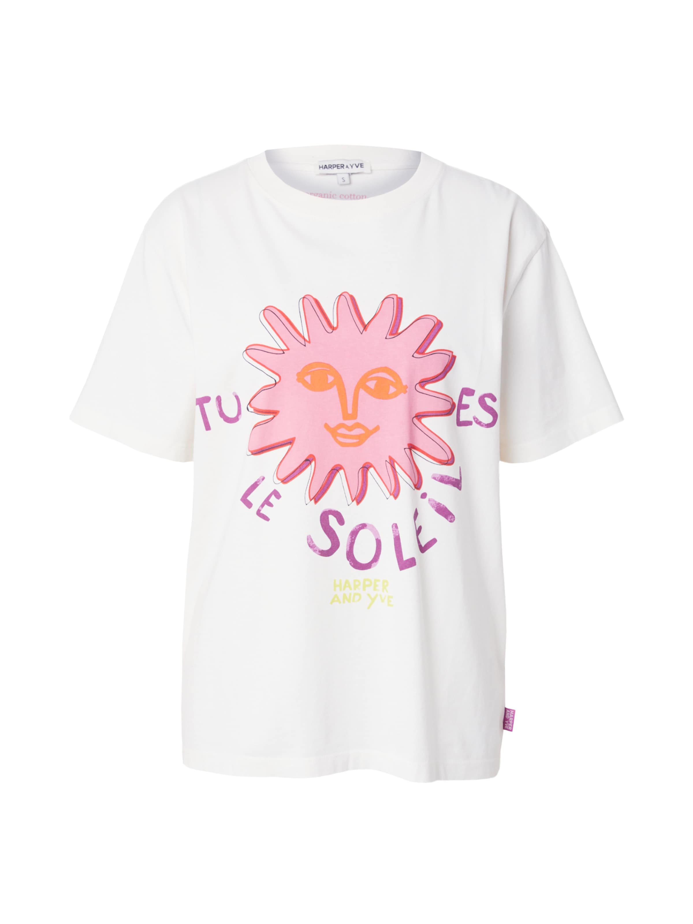 Maglietta 'Le Soleil' di Harper & Yve in beige: frontale