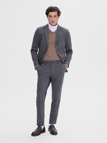 Coupe slim Pantalon 'AITOR' SELECTED HOMME en bleu