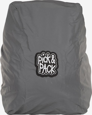 Zaino 'Protection Bag' di Pick & Pack in argento: frontale