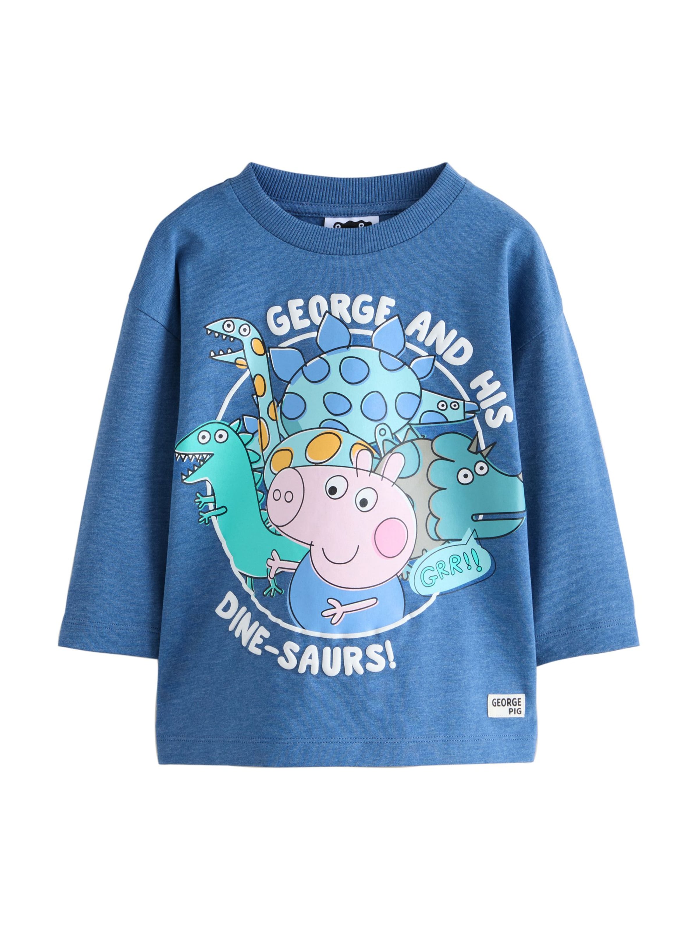 Next Shirt in Blau: Vorderseite