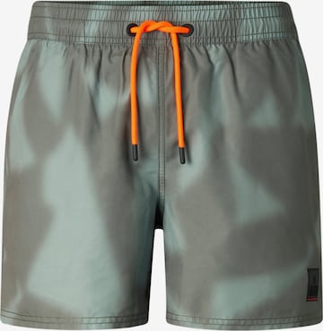 Bogner Fire + Ice Badeshorts 'Nelson' in Grün: Vorderseite