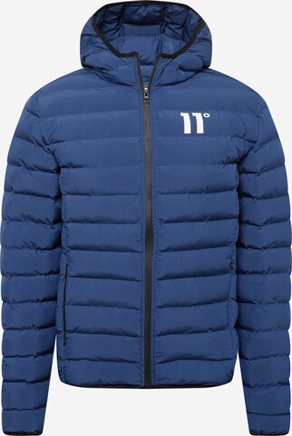 11 Degrees Between-Season Jacket 'Space' in Blue: front