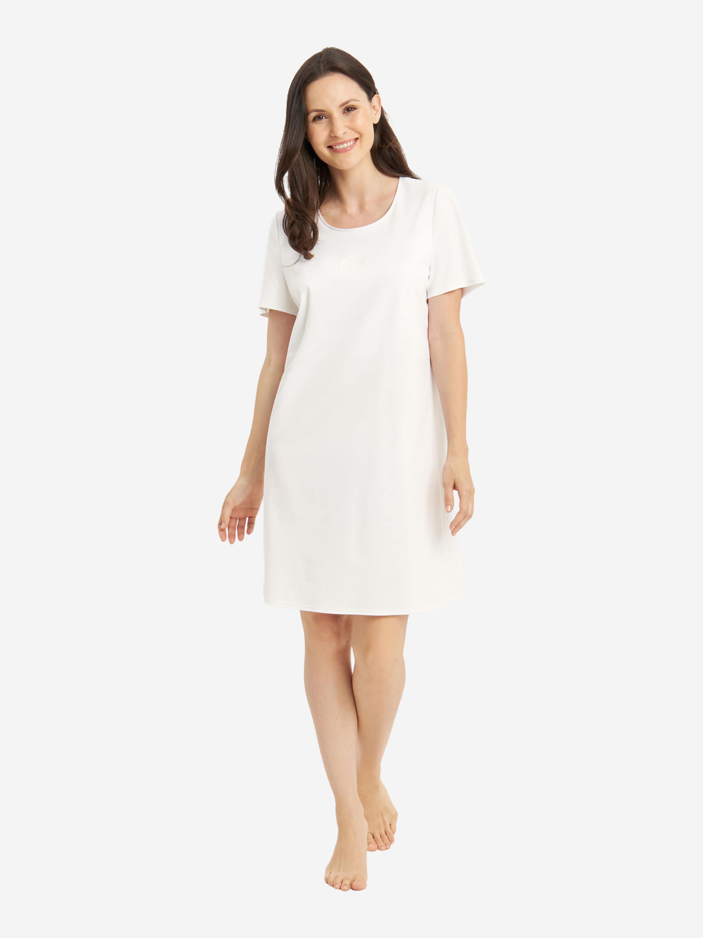 FÉRAUD PARIS Nightgown ' Prägemotiv ' in White: front