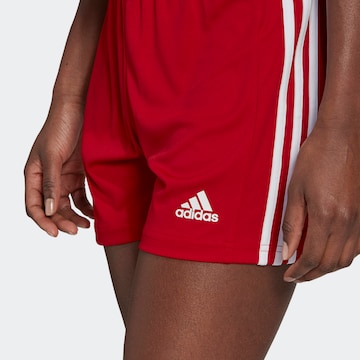 ADIDAS SPORTSWEAR Regular Sports trousers 'Squadra 21' in Red