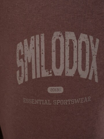 Loosefit Pantalon Smilodox en marron